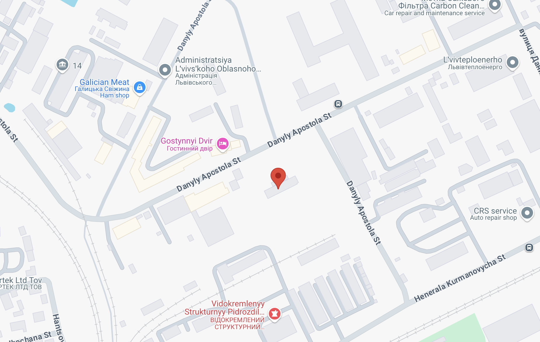 Локація у Львові